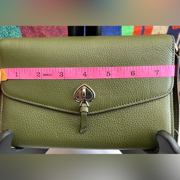 Kate Spade Marti Enchanted Green Leather Wallet Crossbody Bag Purse MSRP $249 - Picture 14 of 16